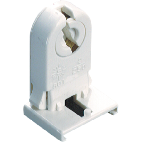 Portalamparas para tubo G13 2A 250V color blanco SOLERA 801