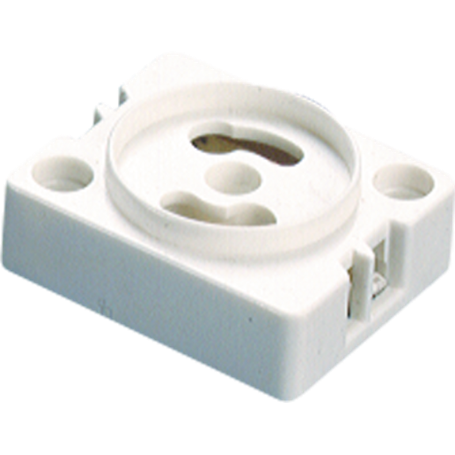 Portacebador 2A 250V color blanco SOLERA 804