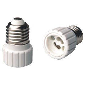 Adaptador portalampara de E27 a GU10 color blanco SOLERA AD27-10