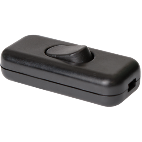 Interruptor de paso 4A 250V color negro SOLERA 40N