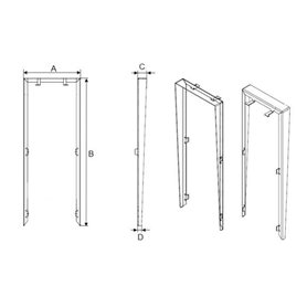 Visera placa MILO digital MEET acero inox FERMAX 9512