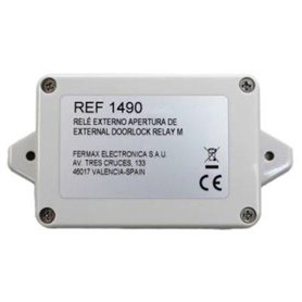 Rele externo apertura de puerta MEET elemento auxiliar FERMAX 1490