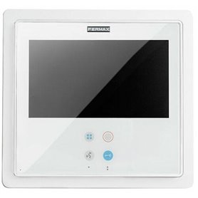 Marco decorativo Blanco SMILE repuesto empotrar 7" FERMAX 6552