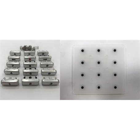 Set teclas teclados CITY CLASSIC repuesto FERMAX 9745