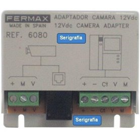 Adaptador camara 18Vdc/12Vdc repuesto FERMAX 6080