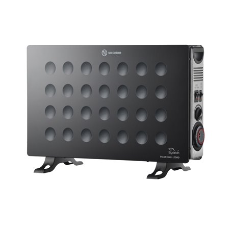 Convector calefactor electrico 2000W temporizador negro SYTECH SY-CLCT80NG