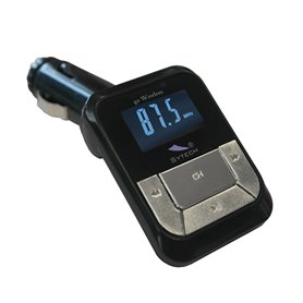 Transmisor FM 203 canales negro SYTECH SY-1521