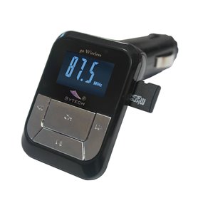 Transmisor FM 203 canales negro SYTECH SY-1521