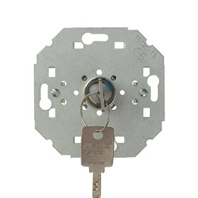 Conmutador con llave Simon 75 5A con enclavamiento SIMON 7500522-039