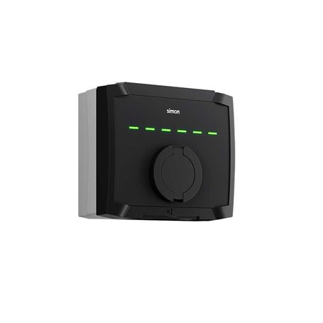 Punto de recarga pared trifasico bluetooth Simon SM34 Tipo2 22kw SIMON 0651021-000