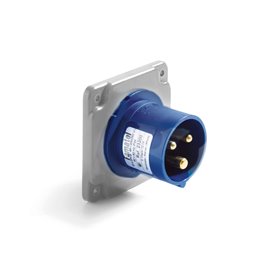Clavija empotrar 75x75 CETAC 2P+TT 16A FAMATEL 13631 230V IP54