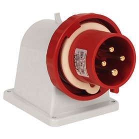 Clavija superficie 90º CETAC 3P+TT 32A FAMATEL 14352 400V IP67