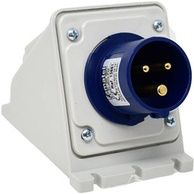 Clavija superficie 90º CETAC 2P+TT 32A FAMATEL 13663 230V IP54