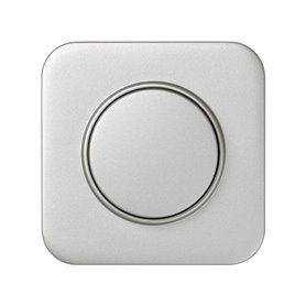 Tapa y boton para regulador Simon 31 31054-33 Aluminio