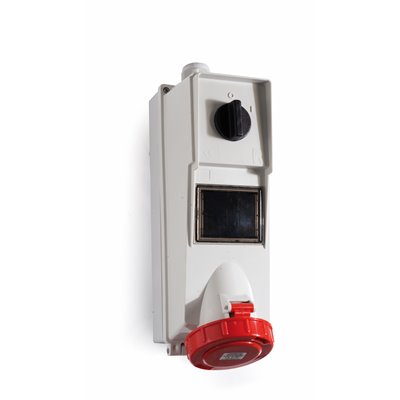 FAMATEL 25007 - Base interblocante superficie con DIN 5P 400V 63A IP67