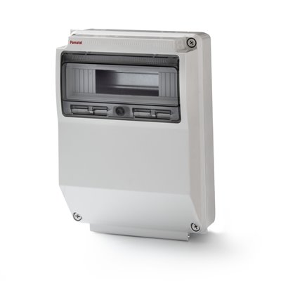Caja ind. ciega Acquacombi 12 modulos IP65 400x265x153mm FAMATEL 3959