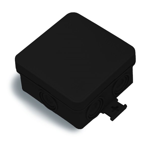 Caja estanca minibox AcquaBox IP55 75x75x39mm FAMATEL 3051-N negra