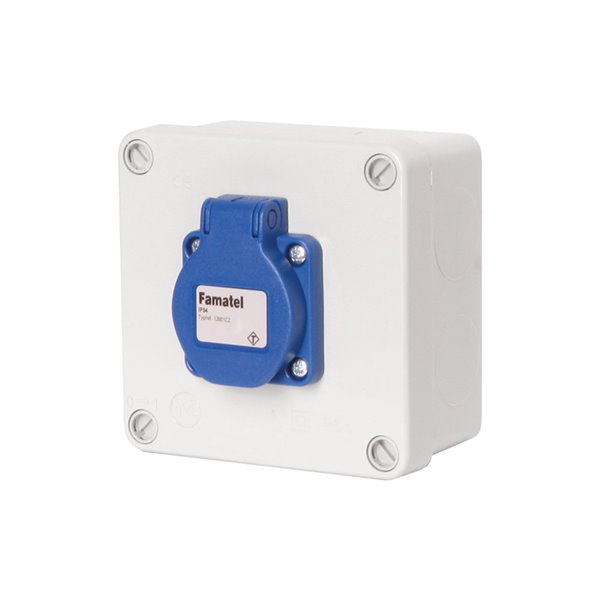 Caja estanca precableada AcquaBox IP54 103x103x55 mm FAMATEL 3061
