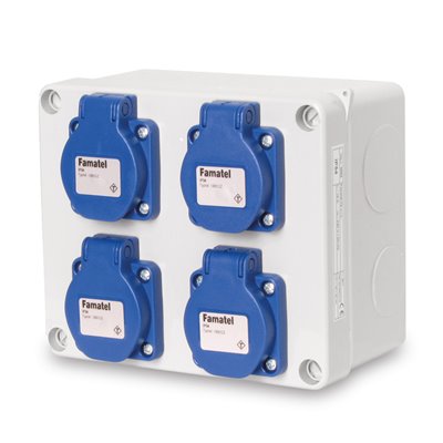 Caja estanca cableada AcquaBox IP54 135x160x83 mm FAMATEL 3065