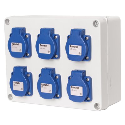 Caja estanca cableada AcquaBox IP54 175x225x85 mm FAMATEL 3066