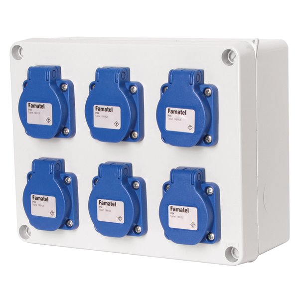 Caja estanca cableada AcquaBox IP54 175x225x85 mm FAMATEL 3066