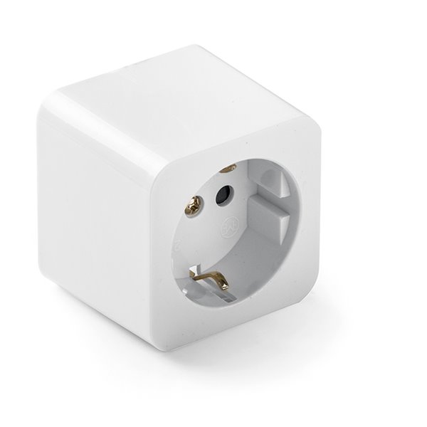 Base superficie con toma de tierra 16A 250V FAMATEL 2301 blanco