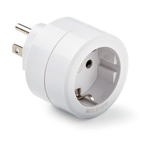 Adaptador americano/europeo 15A 250V FAMATEL 1417 blanco