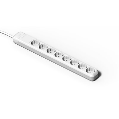 Base múltiple 8 tomas TT 16A 1,5m FAMATEL 2519 Blanco