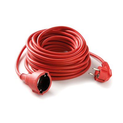 Prolongador 10m 16A 250V FAMATEL 2987 rojo