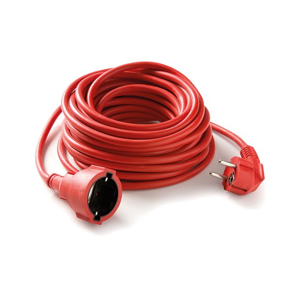 Prolongador 10m 16A 250V FAMATEL 2987 rojo