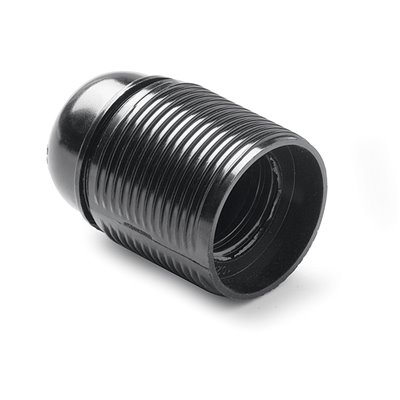 Portalámparas roscado E-27 negro FAMATEL 162 