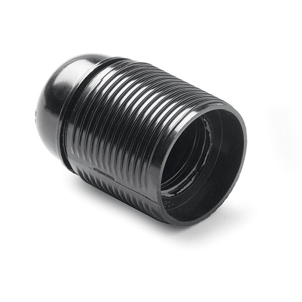 Portalámparas roscado E-27 negro FAMATEL 162 