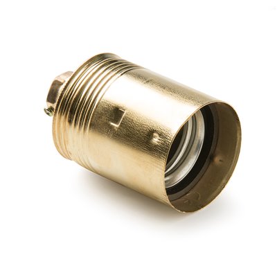 Portalámparas laton E-27 Famatel 303 Liso