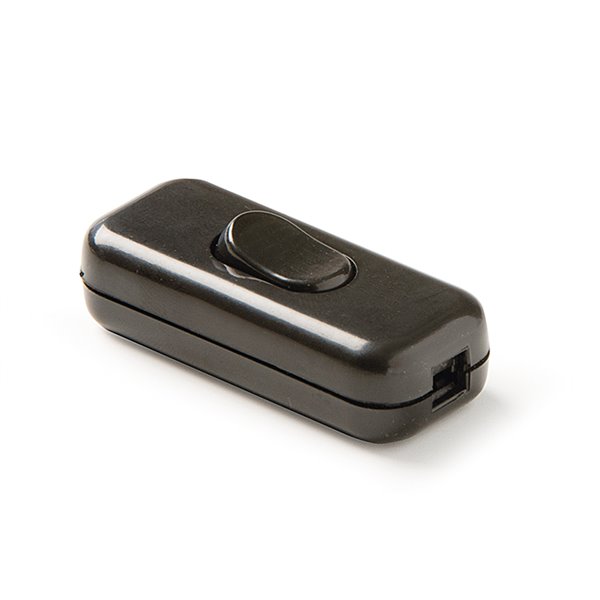 Interruptor de paso 2A 250V negro FAMATEL 4403-N