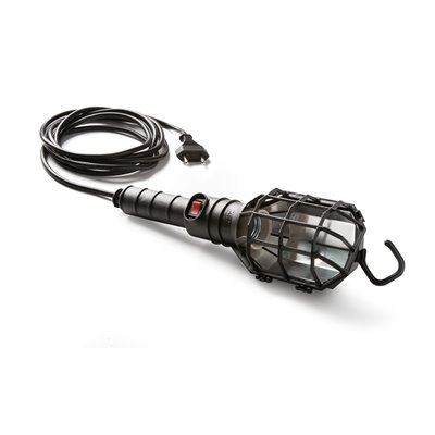 Lámpara portátil 60W con cable 5m IP20 E27 FAMATEL 2410 negra