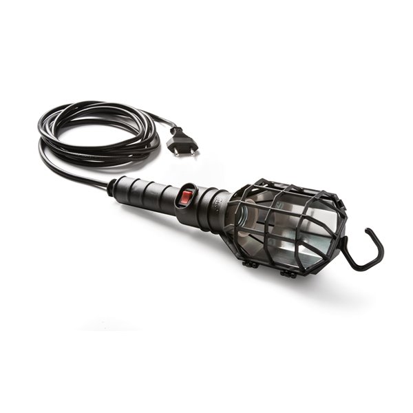 Lámpara portátil 60W con cable 5m IP20 E27 FAMATEL 2410 negra