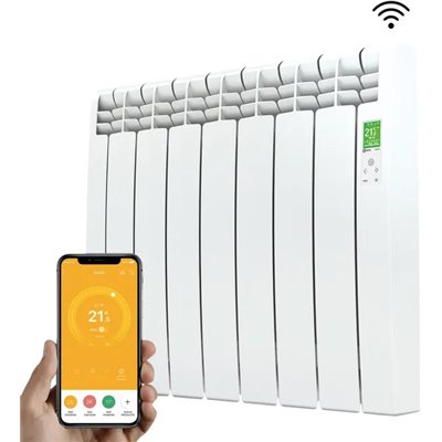Radiador electrico Rointe DNW0770RAD serie D blanco 7 modulos 770W