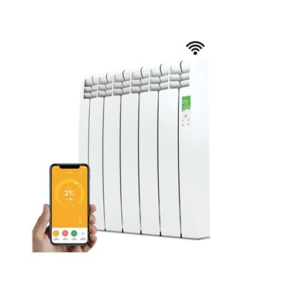 Radiador electrico Rointe DNW0550RAD serie D blanco 5 modulos 550w
