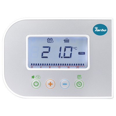 Radiador Toallero electrico Farho Nova Deco Little TNDBL 400w Blanco