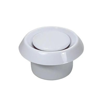 Boca de extracción diametro 125mm en acero EV CONFORT VMCVAL125