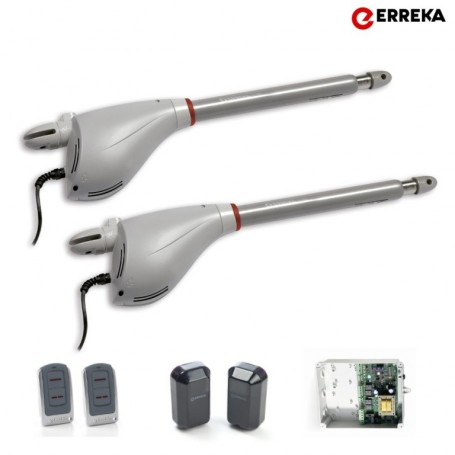 Kit motor 400mm  para puerta batiente Erreka CALYPSO