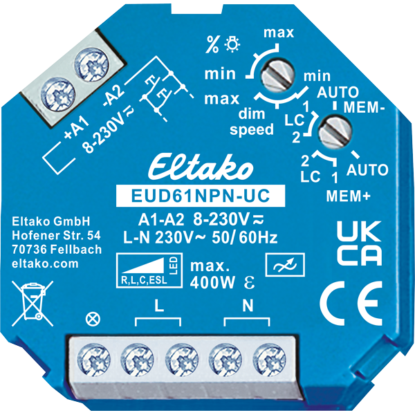 Regulador universal EUD61NPN-UC ELTAKO 61100801