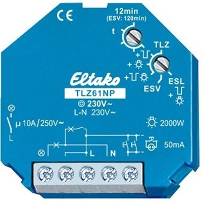 Minutero de escalera TLZ61NP-230V ELTAKO 61100102