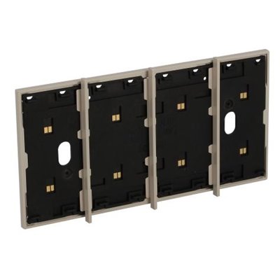 Marco electrificado Living Now para caja de 4 modulos Bticino KM8104 para instalaciones MyHOME