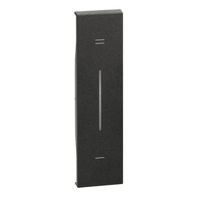Tecla +/- para regulador BTICINO KG19MH Living Now 1 modulo Dark