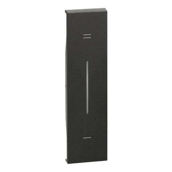Tecla +/- para regulador BTICINO KG19MH Living Now 1 modulo Dark