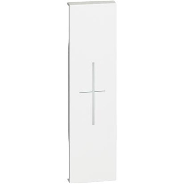 Tecla Stop para persianas BTICINO KW06MH Living Now 1 módulo Blanco