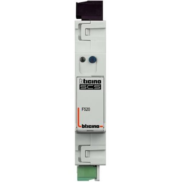 Indicador de consumo eléctrico instalaciones monofásica BTICINO F520 MyHOME_UP