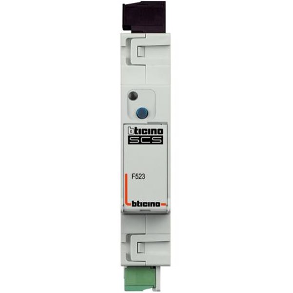 Actuador 1 relé para gestión de cargas BTICINO F523 MyHOME_UP