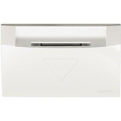 Frontal interruptor de tarjeta Blanco BTICINO Axolute HD4547 2 módulos